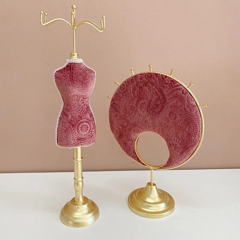 JOYBJD Pattern Bean Paste Jewelry Display Rack Jewelry Rack Ring Rack Pendant Necklace Bracelet Display