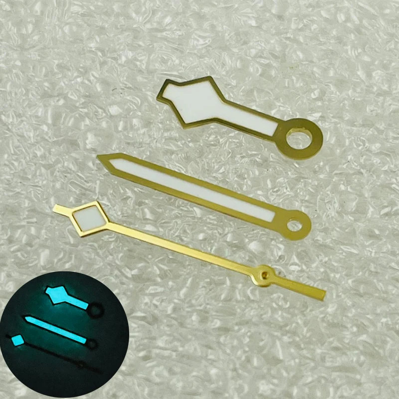 NH35 Snowflakes Watch Hands Blue Luminous pointer Fits NH36 NH35 4R35 4R36 7S Movement SKX007 SKX009 SRPD Watch Hand Kit