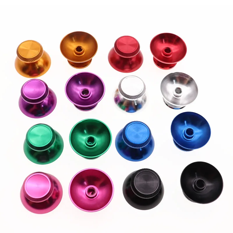 1 Đôi Kim Loại Analog Cần Điều Khiển Ngón Tay Cái Gậy Cầm Nắp Cho Sony DualSense 5 PS5 Tự Dùng Ốp Lưng