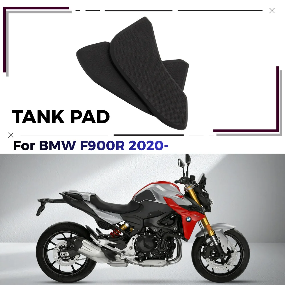 オートバイ滑り止め燃料タンクパッドゴムプロテクターステッカー-bmw-f900r-f-900-r-2020-サイドタンクグリップ保護トラクションパッド