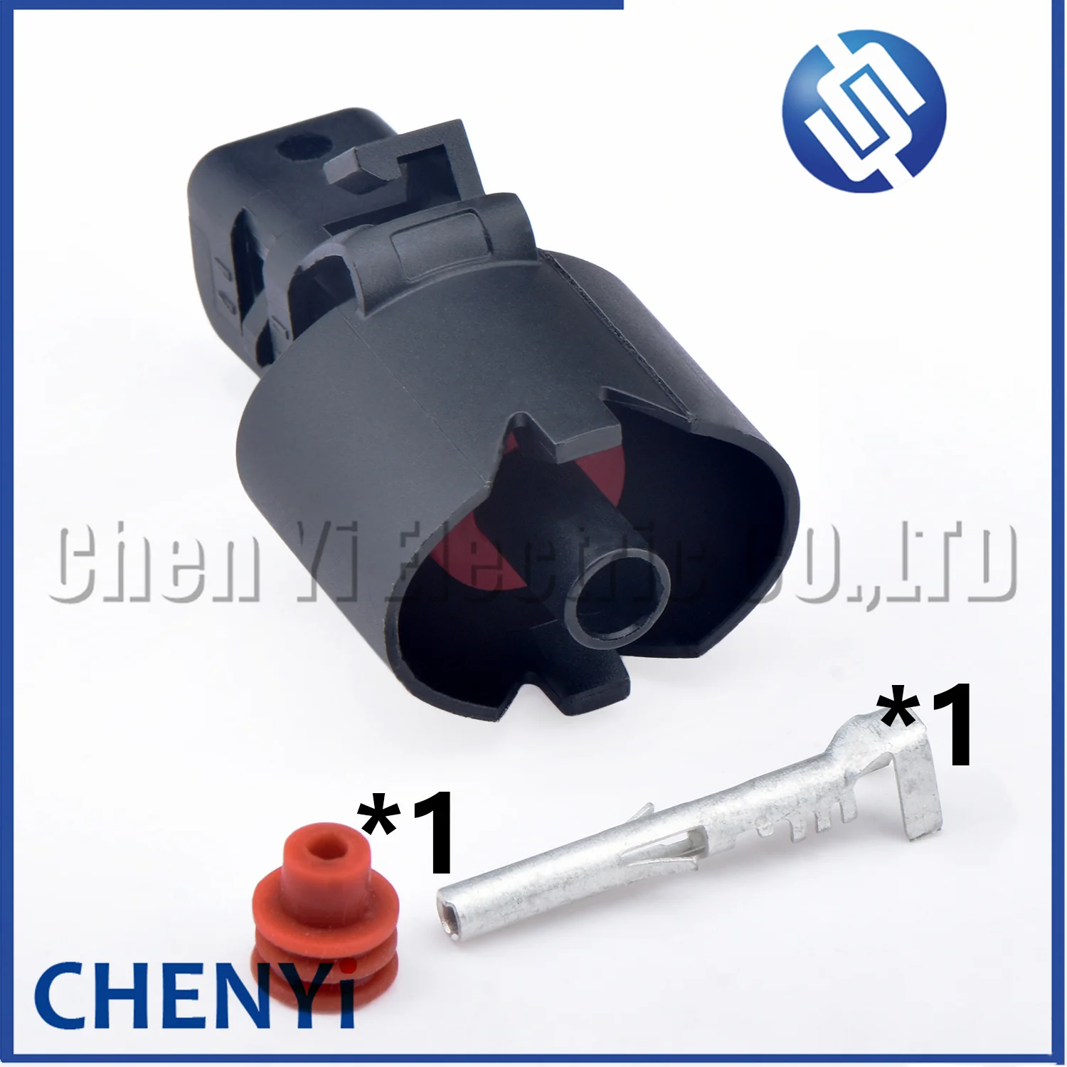 1 Pin female Automotive waterproof connector Knock sensor wire harness plug 13510096 with Pin Seal