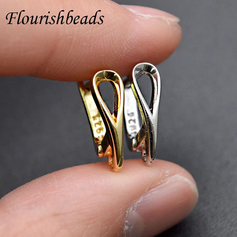 

Nickle Free Hollow Out Gold Rhodium Plating High Quality Brass Earring Hooks for Jewelry Making Supplier 30pcs Per Lot