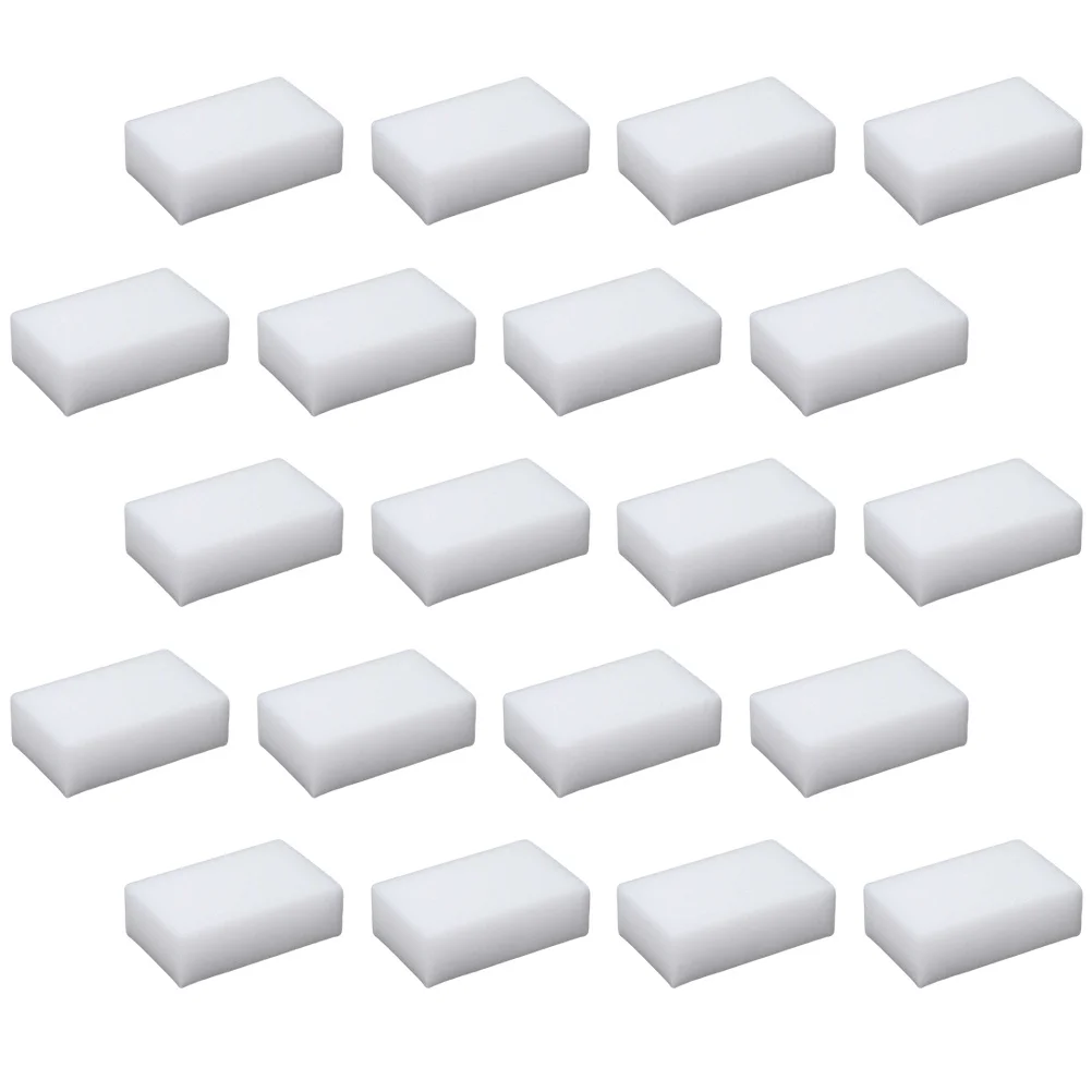 

20 шт., губка без царапин, чистящие подушечки, кухонные губки для мытья посуды, эффективные средства для удаления грязи и жира, губка для чистки дома, скрубберы