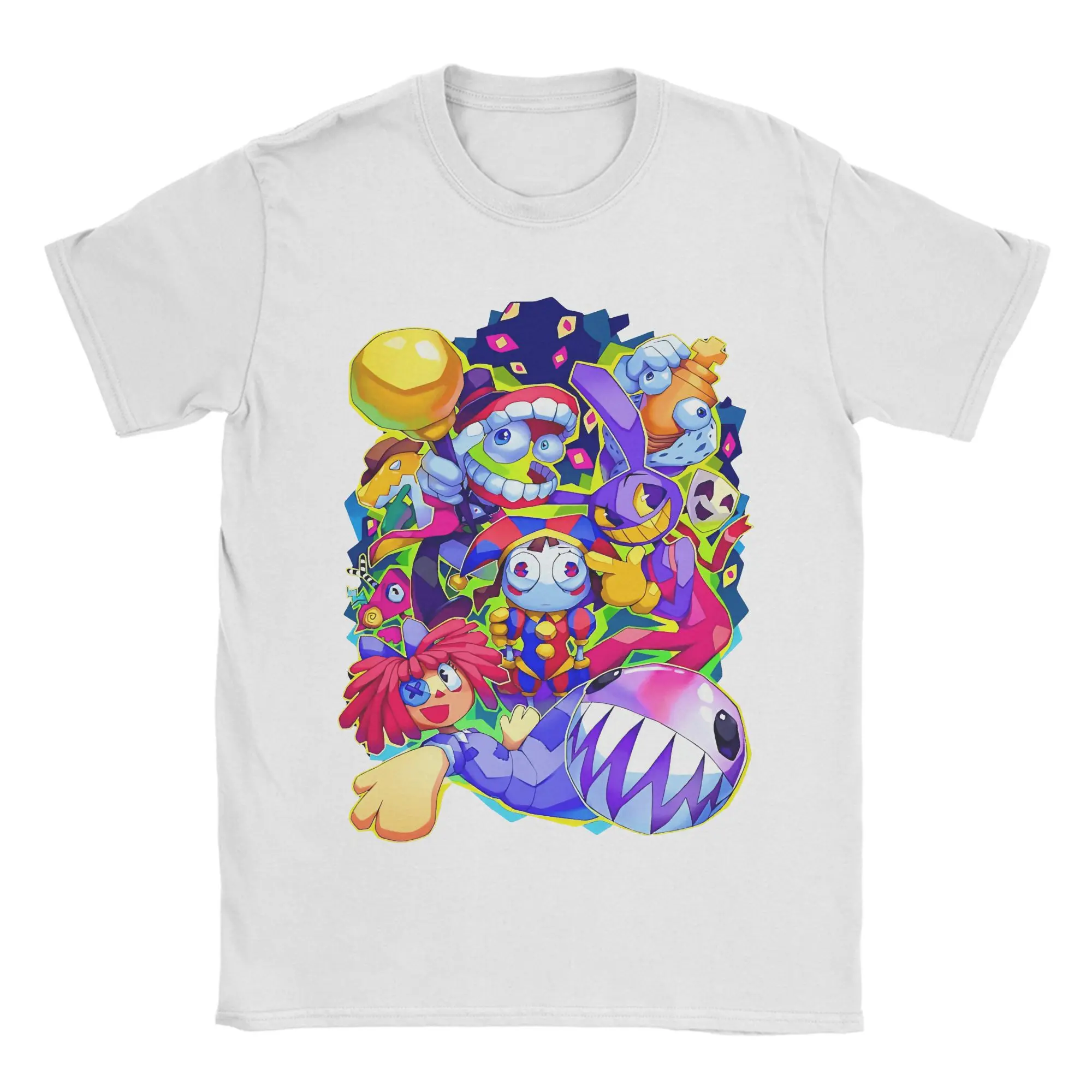 The Amazing Digital Circus Fan 2026 T-shirt Men Summer Cotton Clothing Cartoon Fashion Round Neck Short Sleeved Tee Streetwear