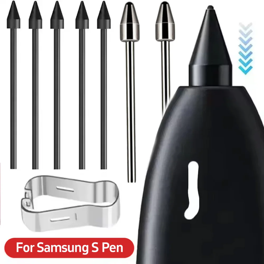 Replacable Pencil Nib For Samsung Tablet S6 Lite  S7 / S8 / S9 / S22 / S23 / S24​​ Titanium Alloy Touch Stylus S Pen Tip