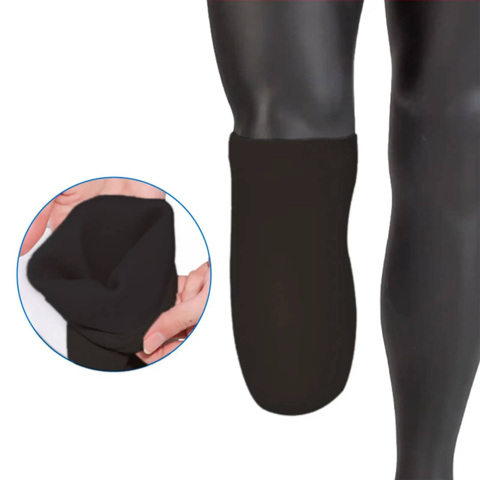 Prosthetic Limb Sock Gel Sleeve Sweat Absorption Soft Breathable Daily Use Thickened Stump Soft Cover Liner Stump Amputation