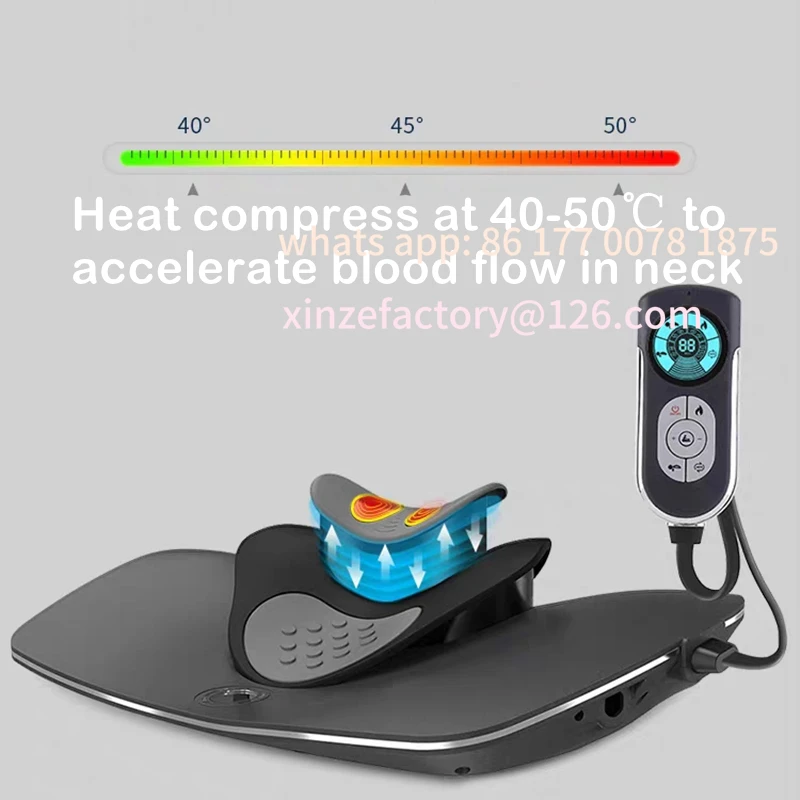 Customizable Home Neck Traction Device Low-Frequency Pulse Massager Improves Cervical Curvature Relaxes Muscles And Relieves