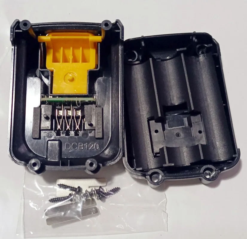 12V Battery Li-ion Plastic Case Rechargeable Battery Case for Dewalt DCB120 DCB100 DCT410S1 DCT414S1 DCF815 DCF813S2 DCL510