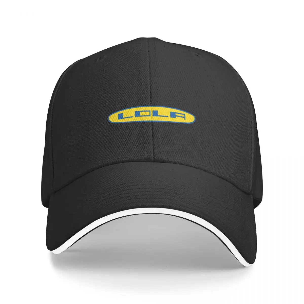 

Lola Racing cars 1960's logo - blue - (small version) Baseball Cap fishing hat Wild Ball Hat Caps Male Women's