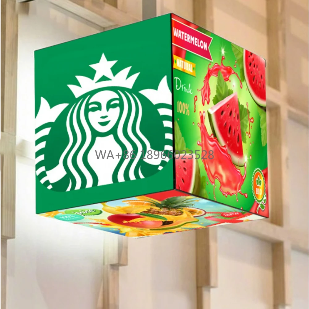 

Полноцветное приложение для использования в помещении и на открытом воздухе, управление Wi-Fi, экран Magic Cube, 4-сторонний волшебный квадратный креативный светодиодный экран в виде куба