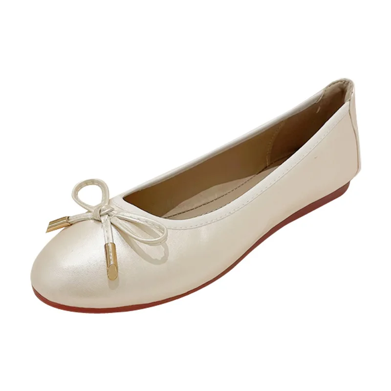 12 Colors Foldable Shoes Ladies Japanned Leather Pocket Flats Bowtie Moccasin Round Toe Femme Roll-Up Cake Shoes Ballet