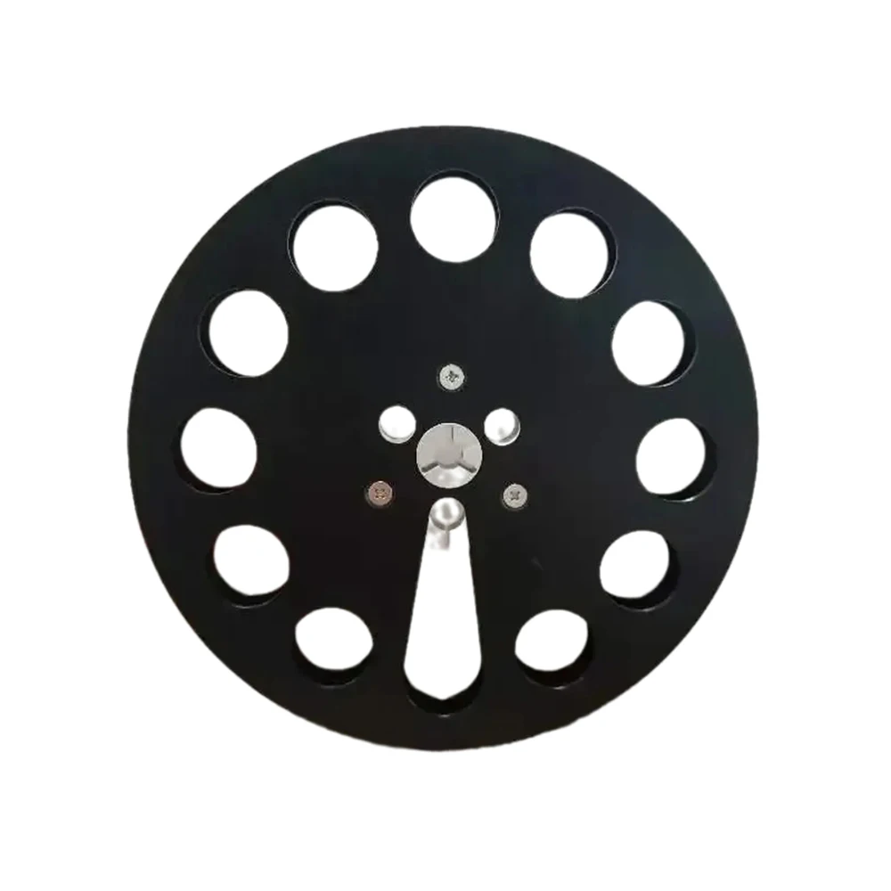 TEAC For 1/4" Aluminum Empty Take Up Reel 7" Inch 12 Hole Open Belt Plastic Take Up Reel for A Reel To Reel Tape Recorder Parts