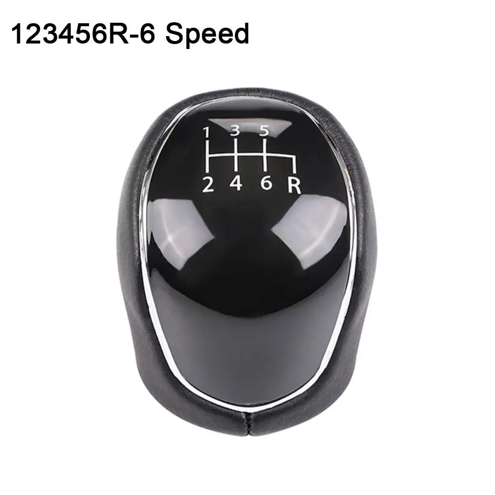 1pc 5/6 Speed Gear Shift Knob for FORD Mondeo IV ForMk4 S-MAX C-MAX Kuga Transit Connect Car Shift Gear Knob With Leather Boot