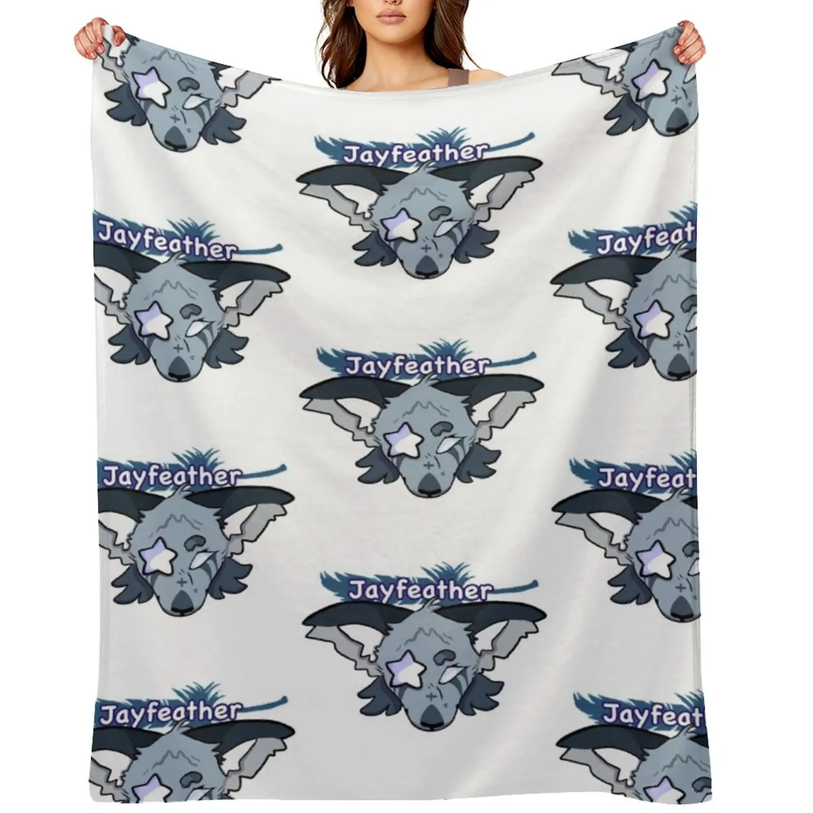 

Jayfeather Throw Blanket Nap bed plaid Loose Decorative Throw Blankets