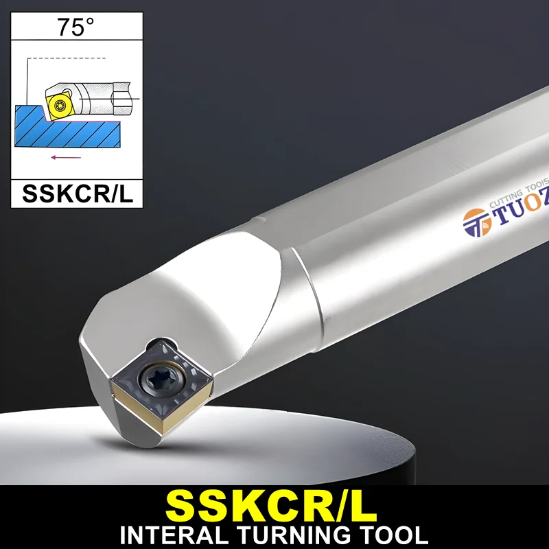 

TUOZ SSKCR SSKCL 75° Lathe Tools S12M-SSKCR09 S16Q-SSKCR09 S20R-SSKCR09S25-SSKCR09 S25S-SSKCL09 Internal Turning tools