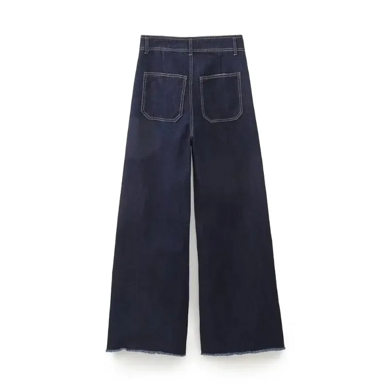 Hight Street Women\'s Jeans Y2k Jean Baggy Women 2023 Fashion New  Kpop Cargo High Waist Wide Vintage Pant Jeans Women