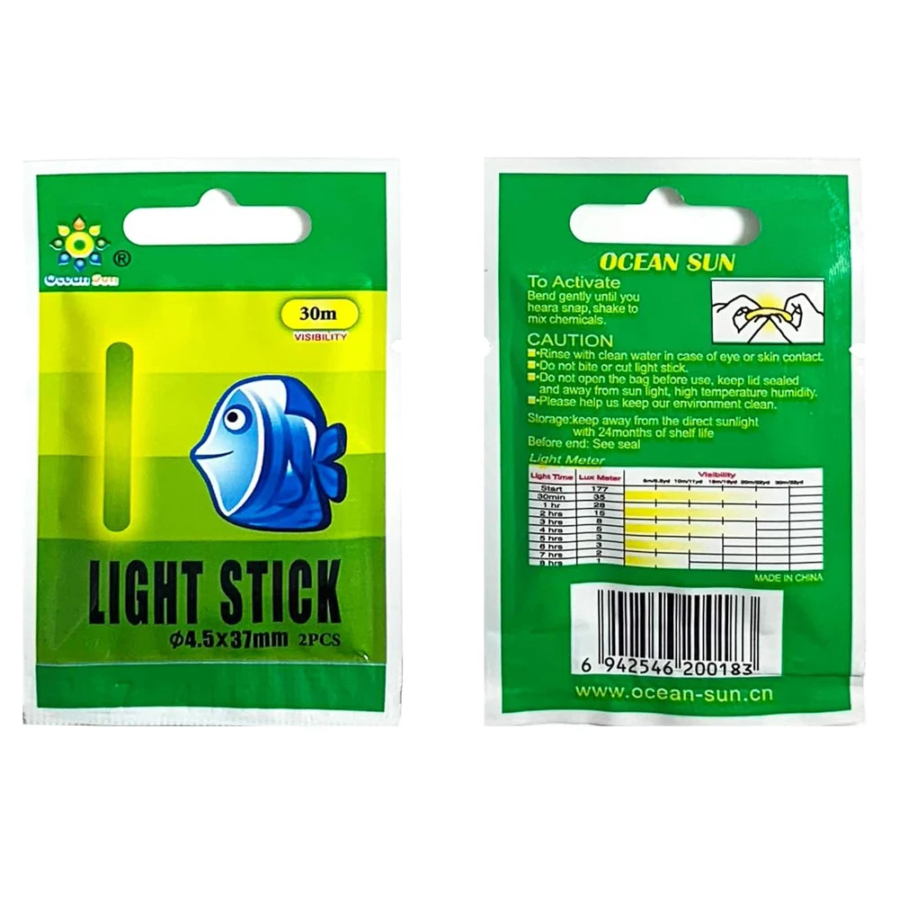 50pcs Fishing Float Light Stick Fireflies Fluorescent Lightstick Night Float Rod Light Dark Glow Sticks Fishing Tackle Tools