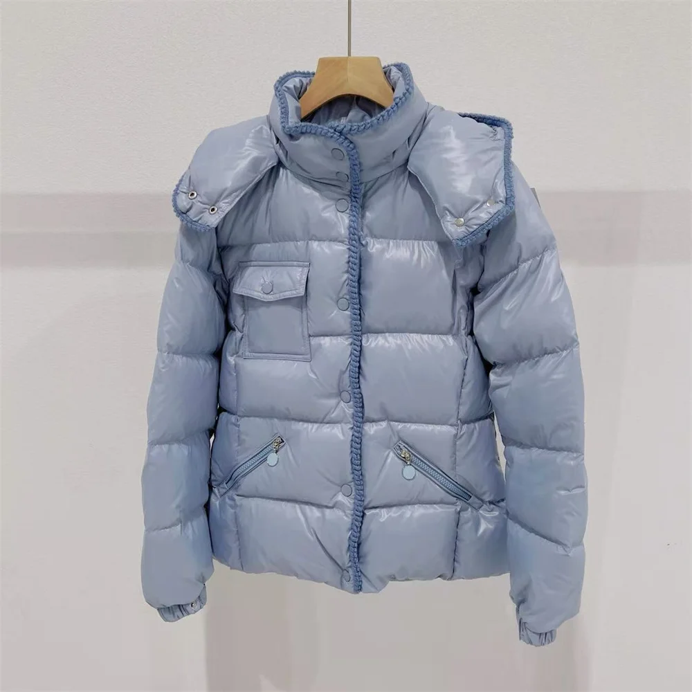 2025 المرأة الشتاء مقنعين أسفل سترة سميكة الدافئة سترة نسائية ملابس خارجية y2k موضة جديدة معطف عالي الجودة الصدرية #3