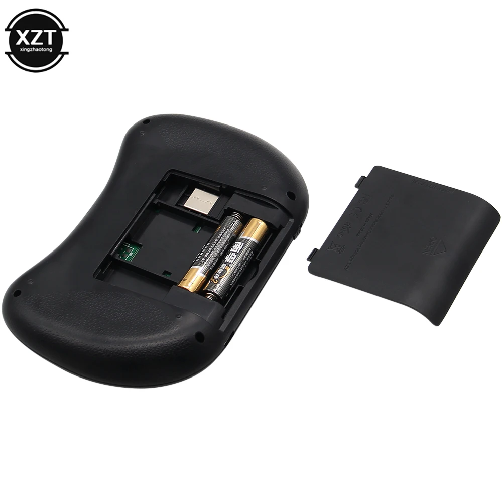 Nieuwe Backlit Engels Russisch Spaans Arabisch Hebreeuws 2.4G Air Mouse Remote Touchpad voor Android TV Box PC I8 Mini Draadloos Toetsenbord