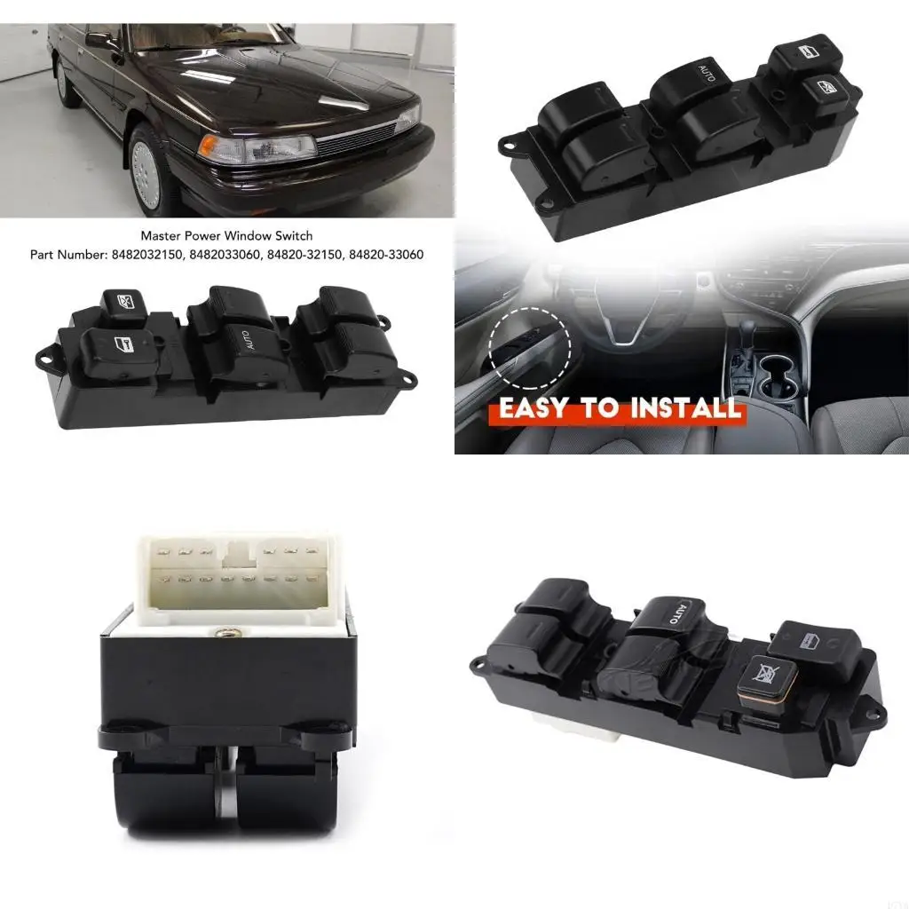Window Switches Button Electric Window Control Switches for 1989-1996 8482032150 Replacement Automotive Accessories D7YA
