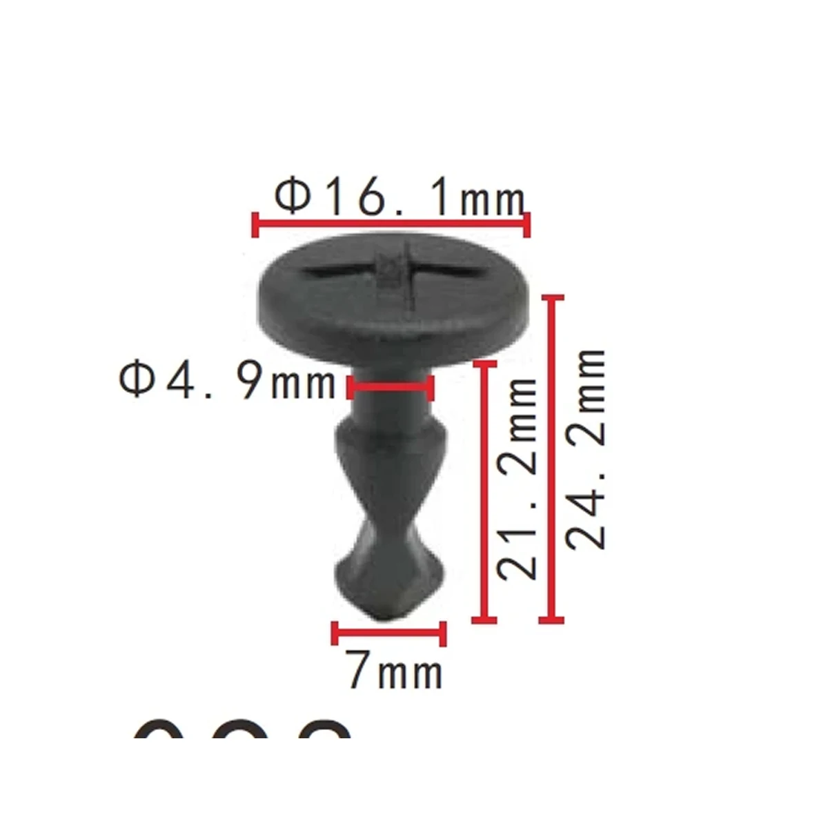 10/100x OEM for Porsche Cayenne Engine Compartment Panel Clips 95557271000
