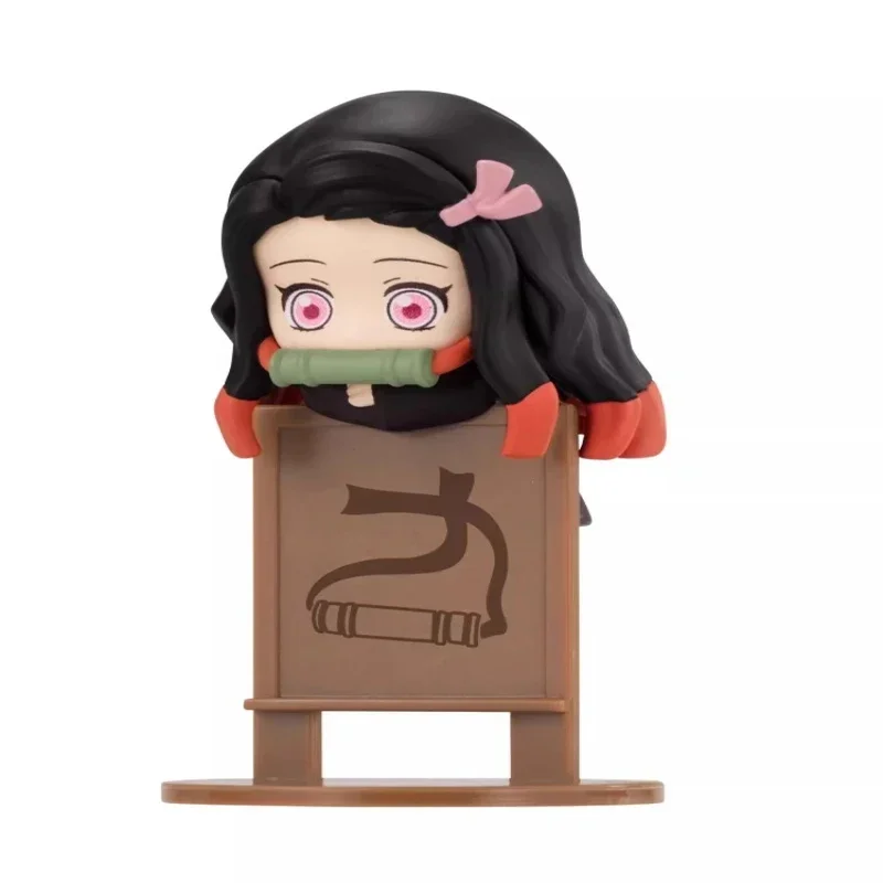 Genuine Demon Slayer Kamado Nezuko Agatsuma Zenitsu Rim of Cup Tea Enthusiasts Series EX CASHAPON Action Figure Model Toys