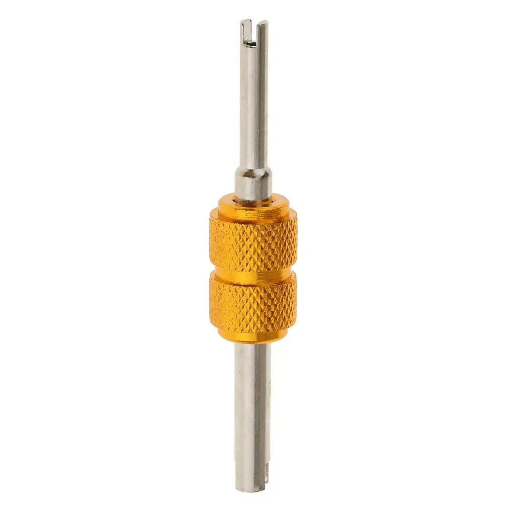 

Профессиональный ключ для снятия сердечника клапана с двойной головкой, установщик клапана с металлическими шинами для автомобилей и грузовиков, стандартные сердечники