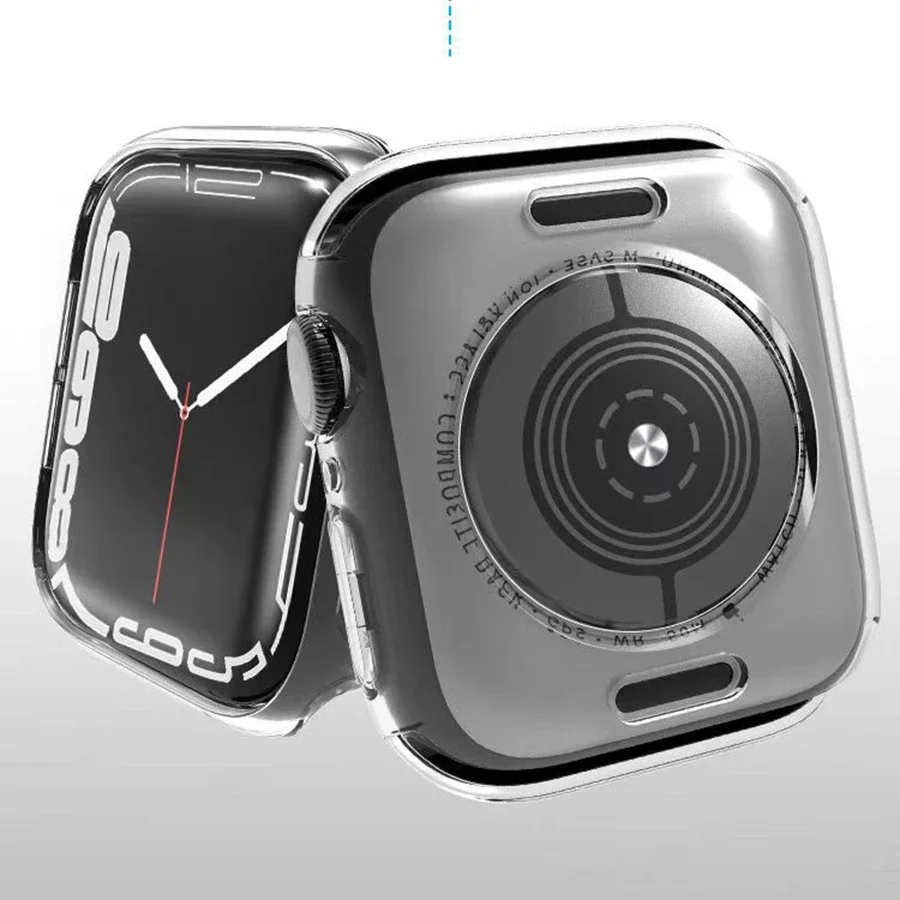 シリコン保護シェルケース Apple Watch カバーシリーズ Ultra 11/10/9/8/7/6/5/4/3 38mm 40mm 41mm 42mm 44mm 45mm 46mm 49mm