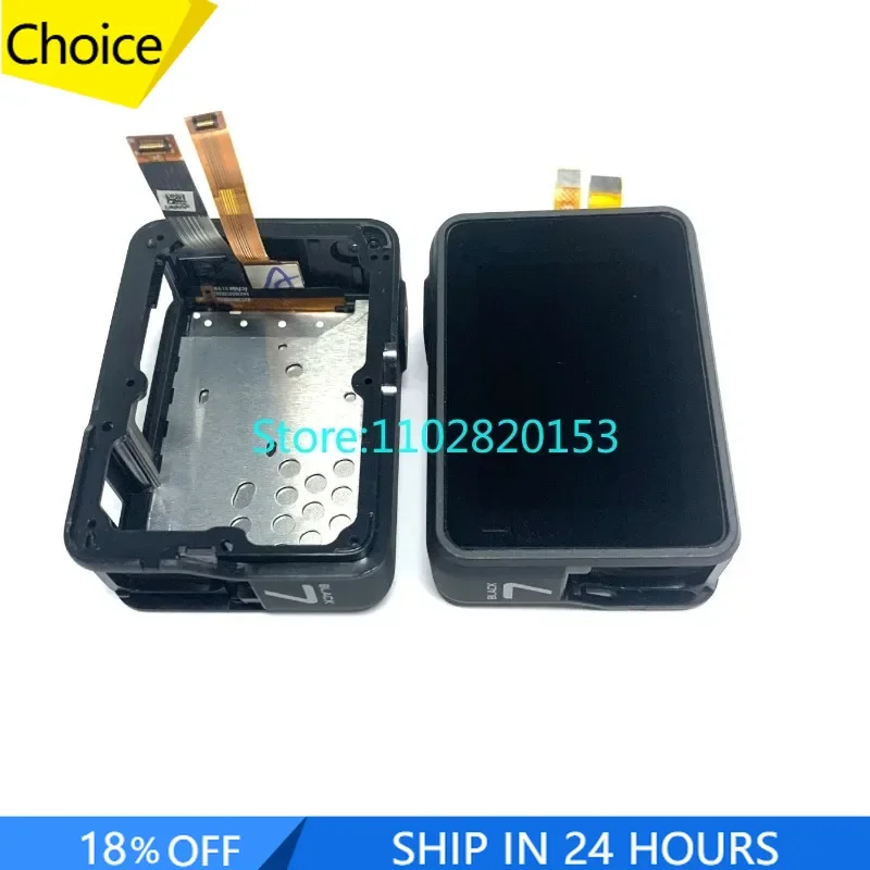 Original Touch LCD Display Screen with Rear Back Frame Case Housing for Gopro Hero 7 Black Action Camera  Repair Part
