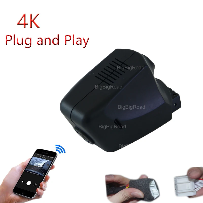 4k Plug And Play For Porsche Panamera Boxster Cayman Cayenne 718 911 918 919 Macan Car Video Recorder Wifi DVR Dash Camera