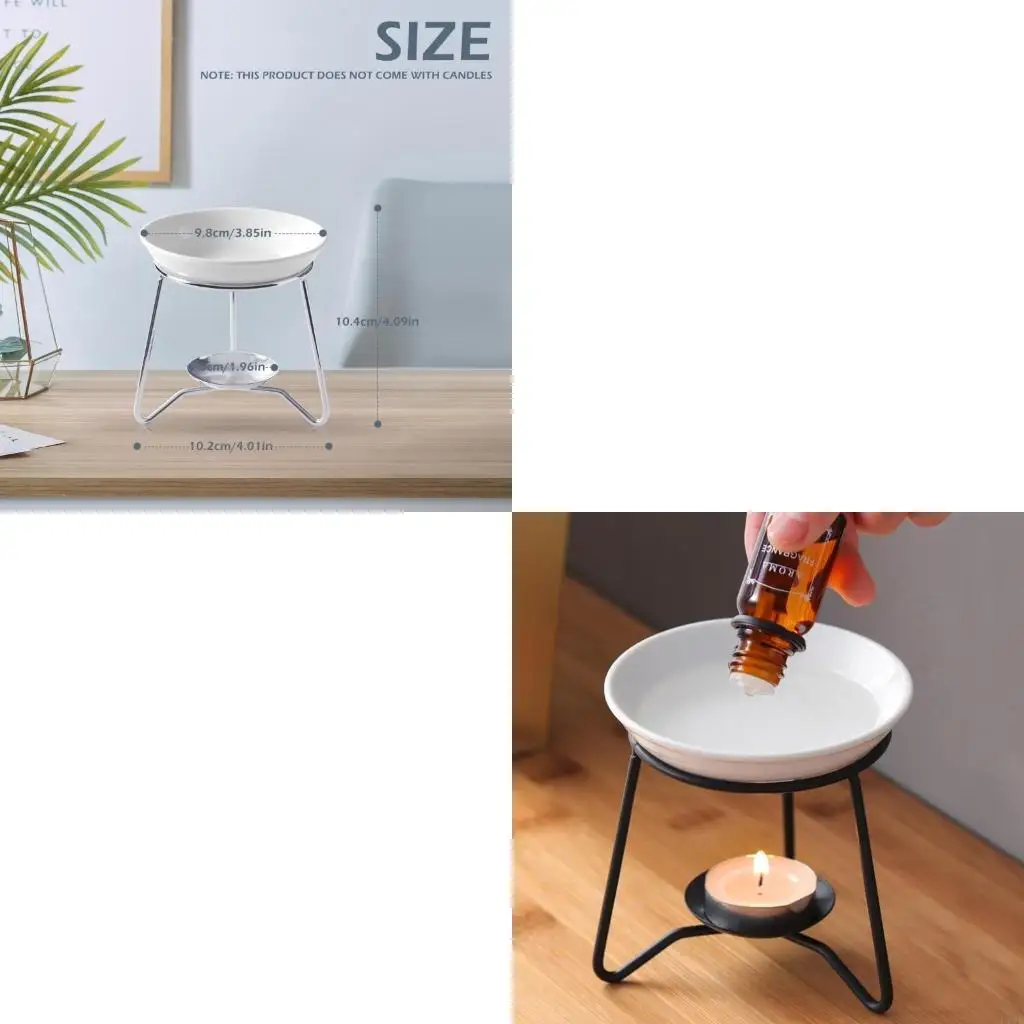 F19B Ceramics Essential Oil Burners Wax Warmer Aromatherapies Diffuser Home Decors