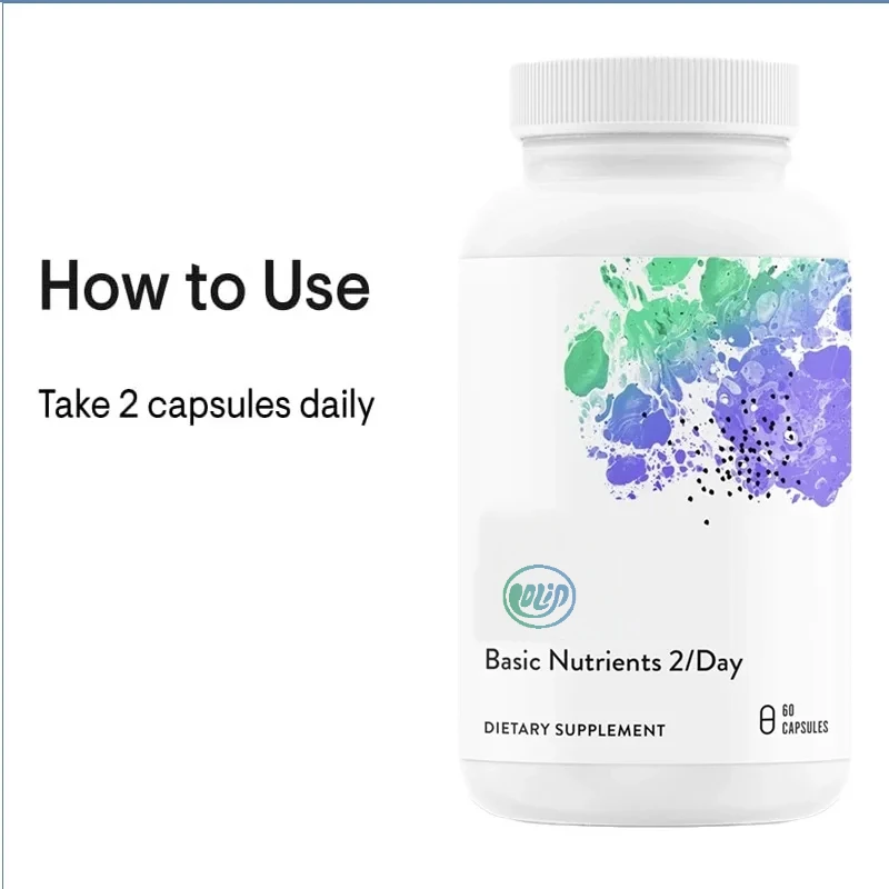 

Basic Nutrients 2 дня — комплексные ежедневные мультивитамины с минеральной формулой оптимальной биоavailability в 60 капсулах