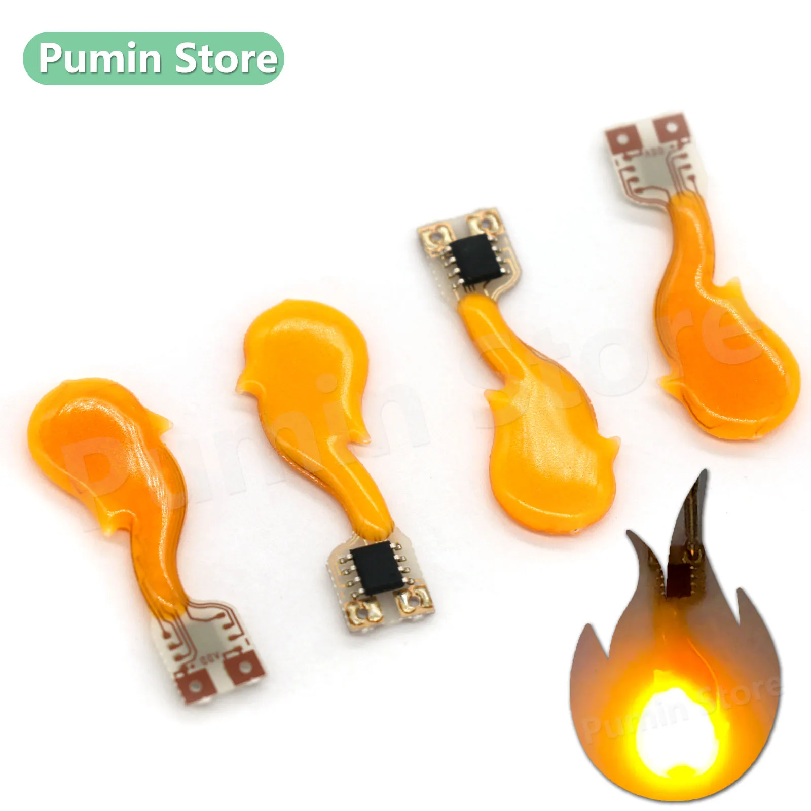 

1-100PCS Led 3V DC COB Flash Candles Edison Flame Diode For ChristmasBirthday Party Decoration Bulb Accessories Candle Light DIY