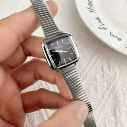 Stainless Steel Strap Watch for Women Luxury Gift Square Quartz Watch fashion Casual Ladies Wristwatch Dropshipping Reloj Mujer