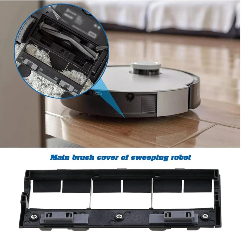 ABPQ-Spazzola Principale Della Copertura Posteriore Per ECOVACS Deebot OZMO X1 T9 T8 N8 N8 Pro T5 N5 DJ65 DX55 Serie Robot Parti di Vuoto