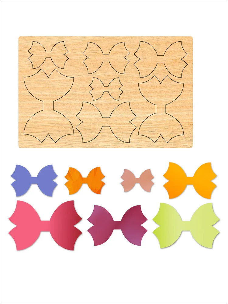 قوالب القطع الخشبية ذات ذيل القوس، مناسبة للاستخدام في آلات القطع بالقالب، ZYC-082 #6