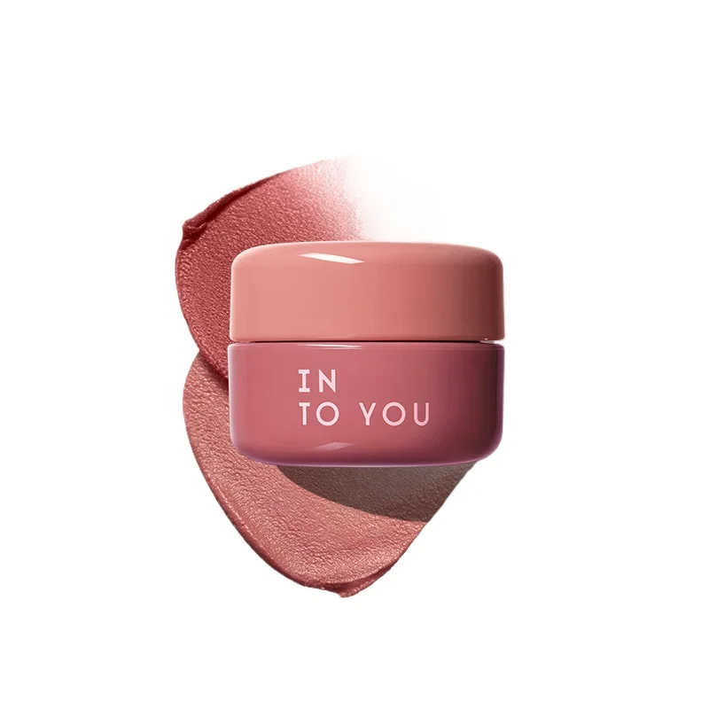 INTO YOU 2-in-1 Lip & Cheek Mud Velvet Matte Mousse Texture,Buildable Lip Glaze & Cream Blush,Long-Wearing Multi-Use Face Makeup