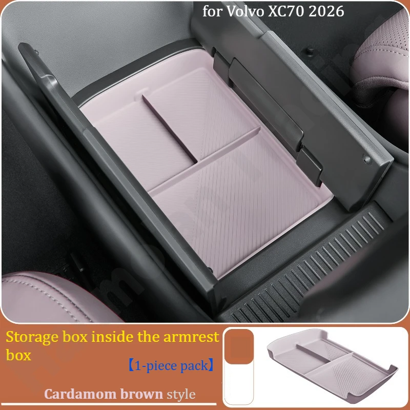 

for Volvo XC70‌ 2026 Armrest box storage box/rear center console storage box/car interior modification supplies