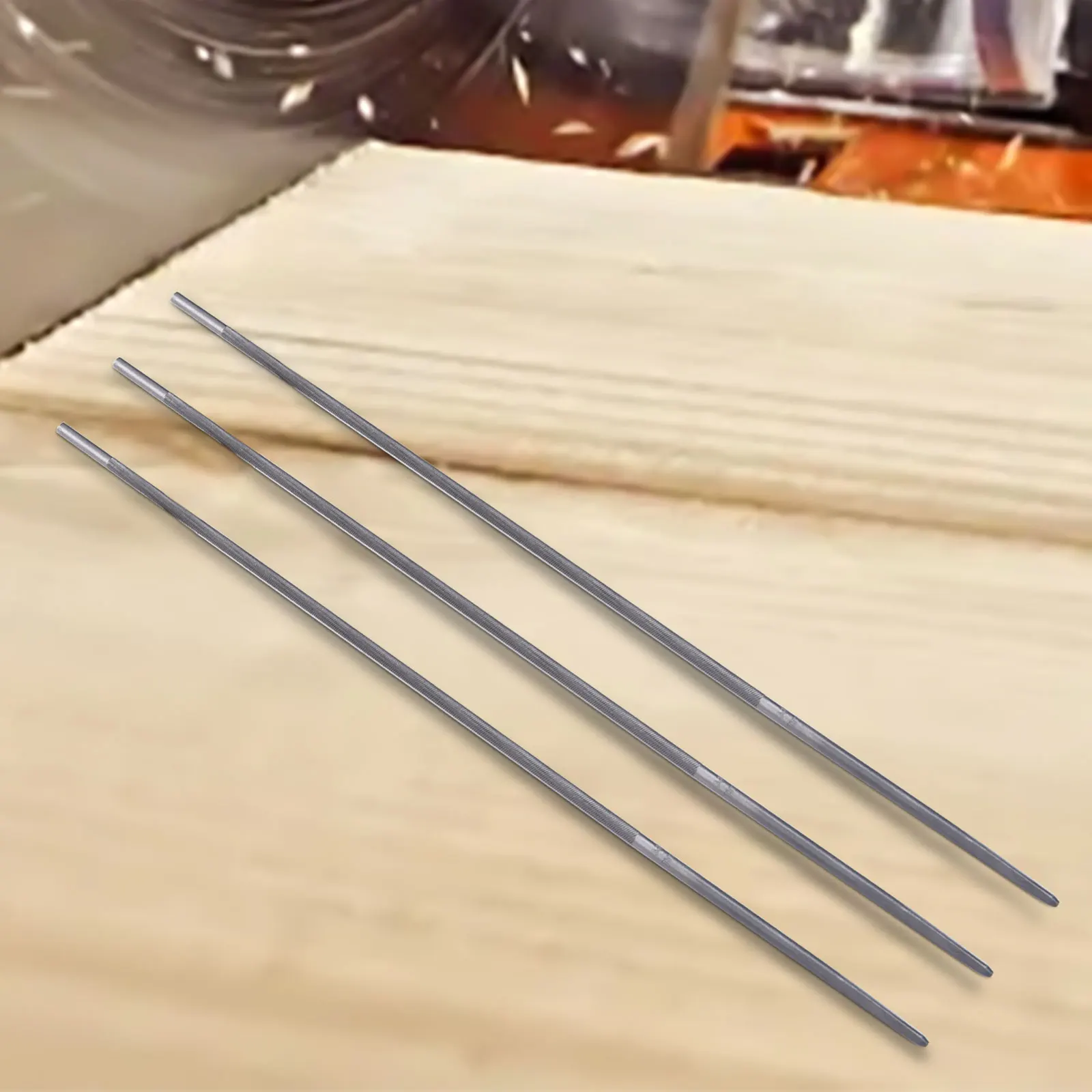 Professional Chainsaw Sharpener File Set  3pcs 3 5mm Files  Perfect for OREGON Chainsaws  Maintain Optimal Cutting Performance