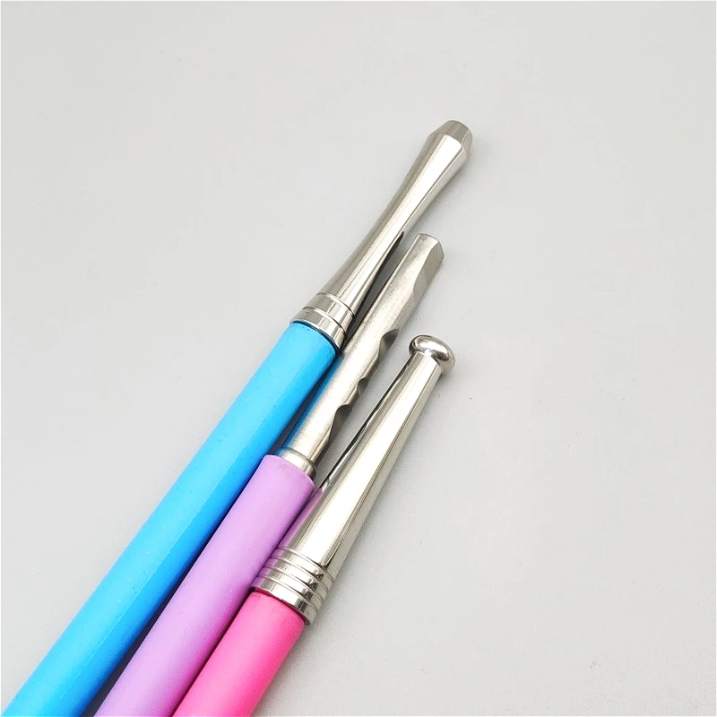 1 unidad de boquilla de goteo de acero inoxidable 510, 65mm/70mm/76mm de largo, con unión recta tipo pajita, estilo aleatorio