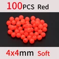100pcs Red 4mm
