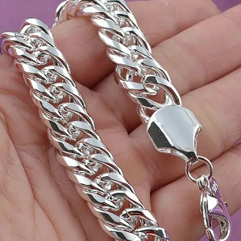 Großhandel Edle Schöne Kette Solide Armband Für Frauen Männer Charms Party Geschenk Hochzeit Mode