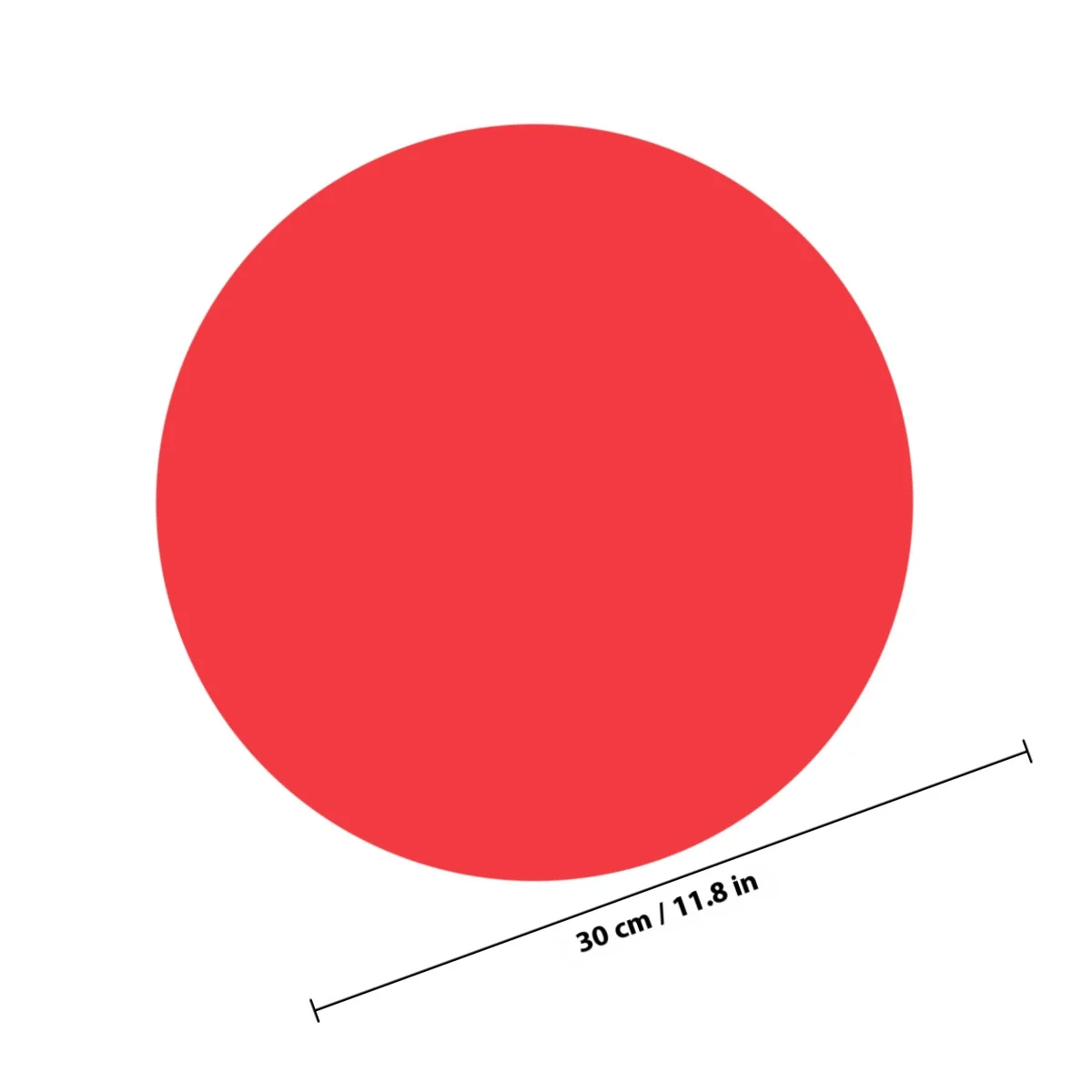 12 قطعة 30 سنتيمتر قطرها ملصق دائري رسالة ورقة لكتابة المذكرات المهمة والديكور استخدام في أماكن مختلفة الشائكة تذكير