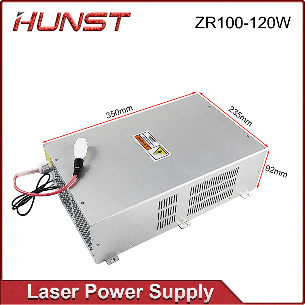 HUNST ZR-120W Laser Power Supply for 100W-120W Co2 Glass Laser Tube Engraving and Cutting Machine 2 Years Warranty.