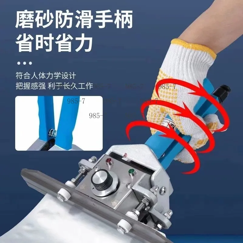 Portable Heat Sealing Machine With Multiple Sealing Length Options, Hand Plier Impulse Sealer For Aluminum Foil Bags