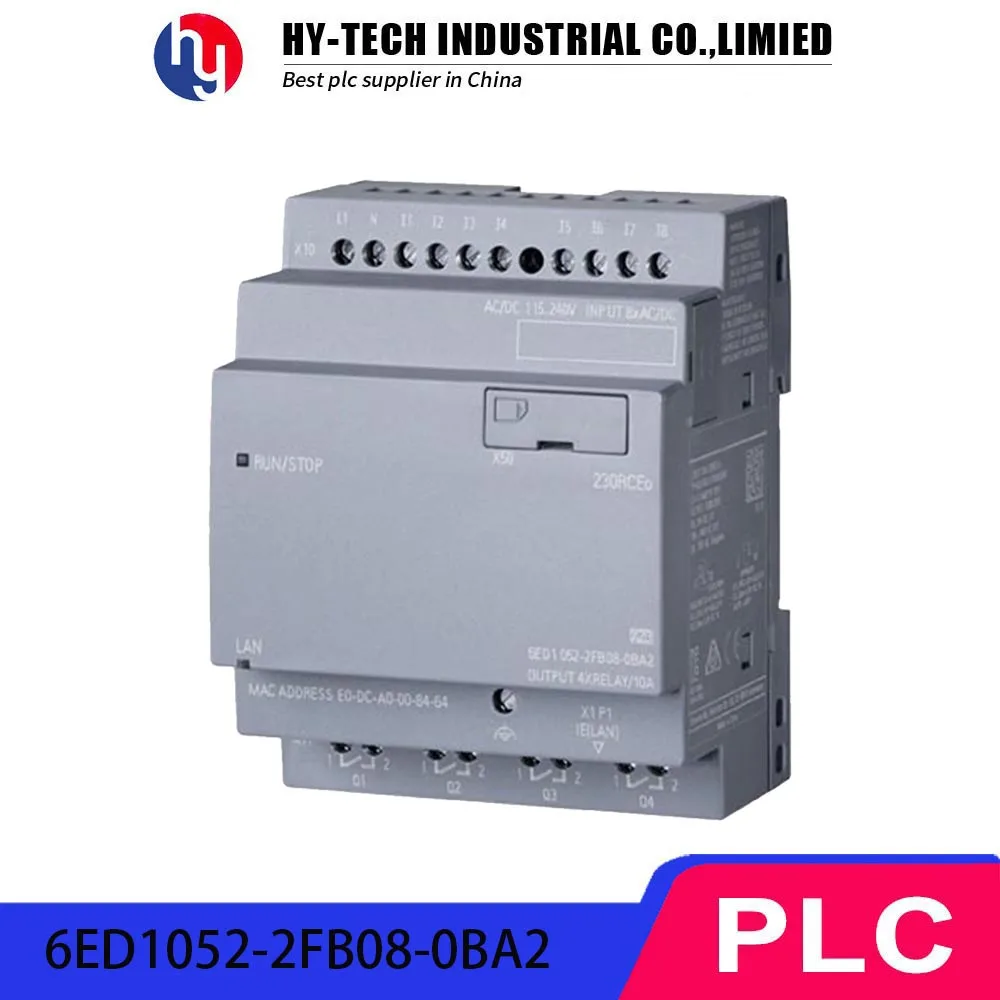 

Программируемый логический контроллер, 8 входов, 4 релейных выходов, модуль 6ED1052-2FB08-0BA2, хост-сервер промышленной автоматизации, SD-карта и MQTT