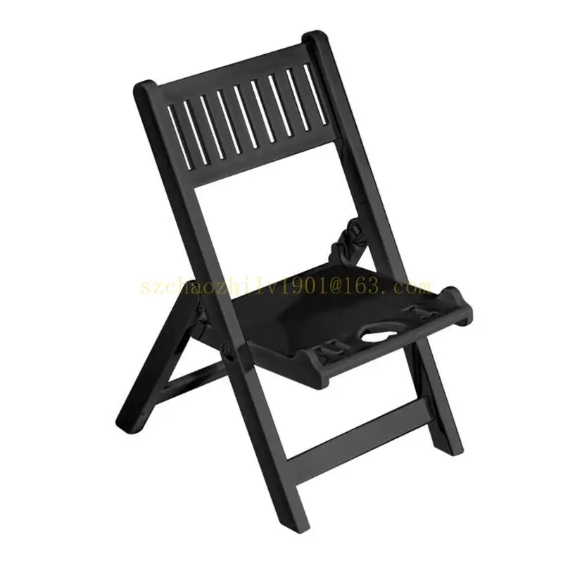 62ka Симпатичный и регулируемый мини -стул подставка для телефона.