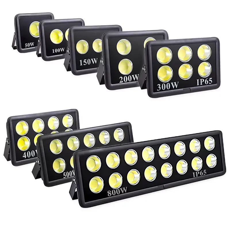 400W Light Emitting Diode Flood Light Projector P66 Waterproof Super Bright Arena Lighting 100-277V 6000K Daylight White