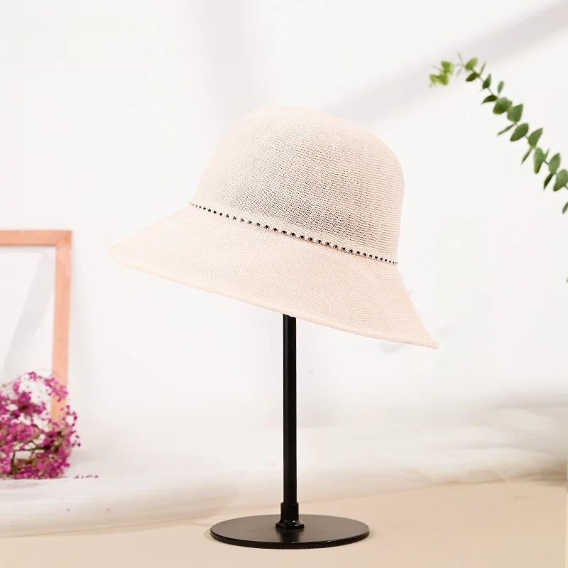 women's-summer-new-breathable-sun-protection-fishing-hat-comfortable-beach-travel-anti-uv-hat-round-top-sport-style-hat