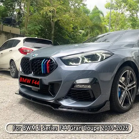 BMW 2 그란 쿠페 M 팩 F44 2019 - 2025 용 프론트 스플리터 자동차 앞 범퍼 립 스포일러 스플리터 디퓨저 커버 카나드 튜닝